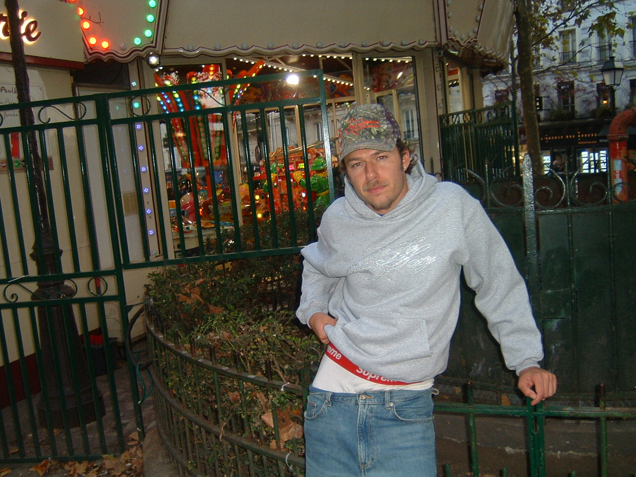 Hoodie gris Strassé - GOOFY & SEXY
