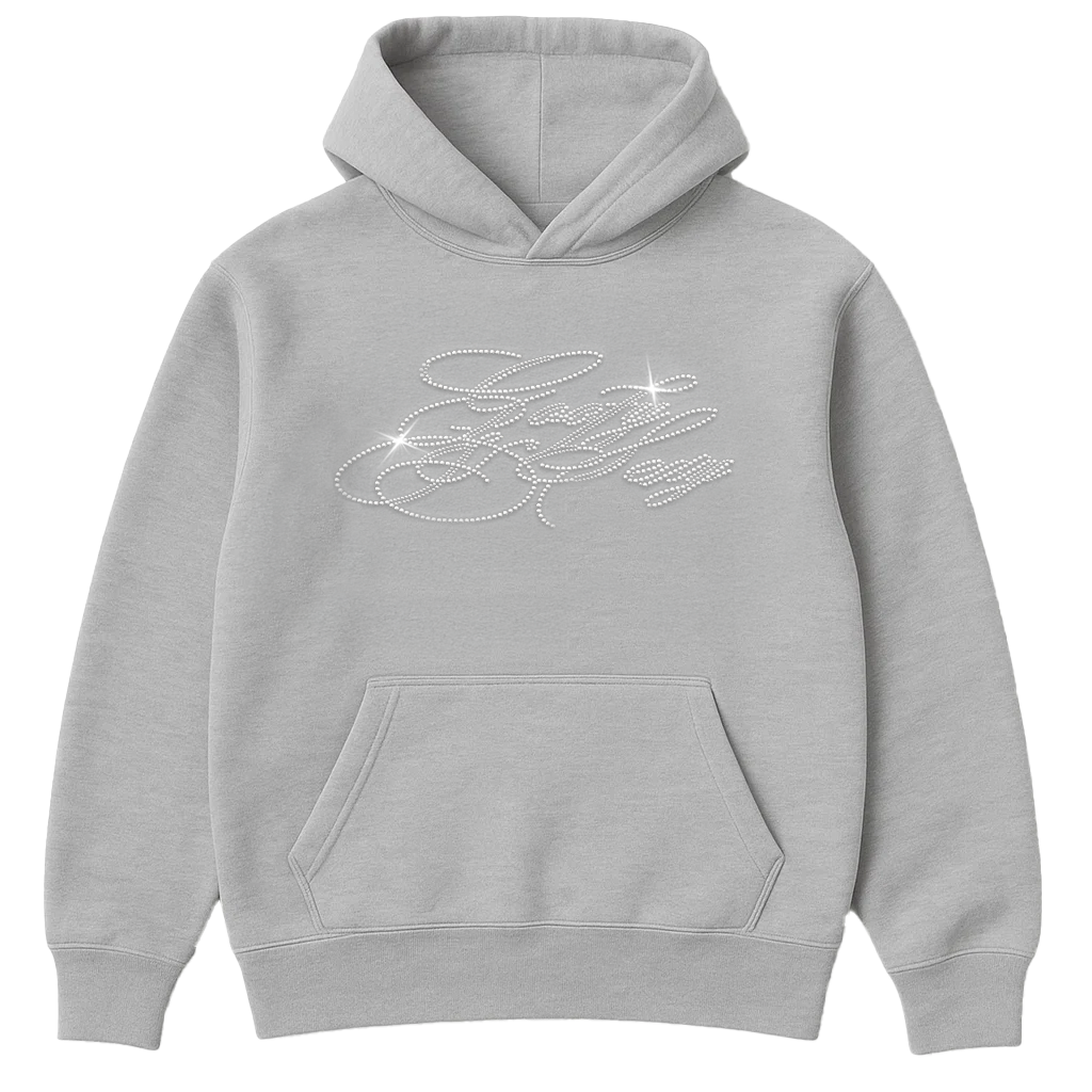 Hoodie gris Strassé - GOOFY & SEXY