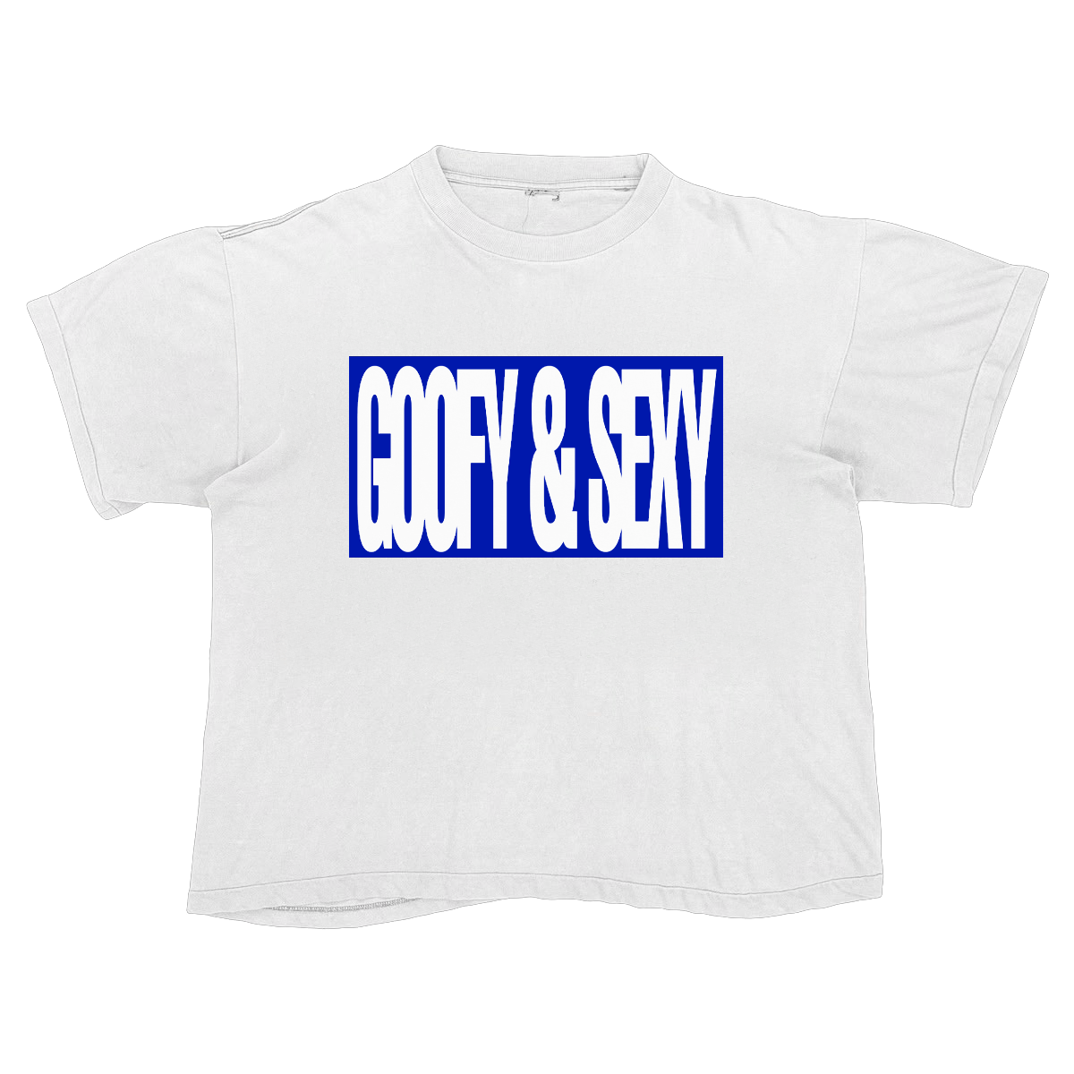 T-Shirt Blanc - GOOFY & SEXY