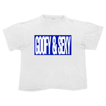 Charger l'image dans la galerie, T-Shirt Blanc/Bleu - GOOFY &amp; SEXY
